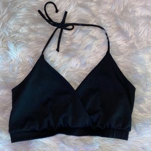 Black halter top